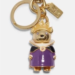 NWT Coach X Disney Evil Queen Bear Bag Charm